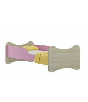 Almers Postel Lojzík N21 140/70 cm + matrace růžový Almers Postel Lojzík N21 140/70 cm + matrace růžový